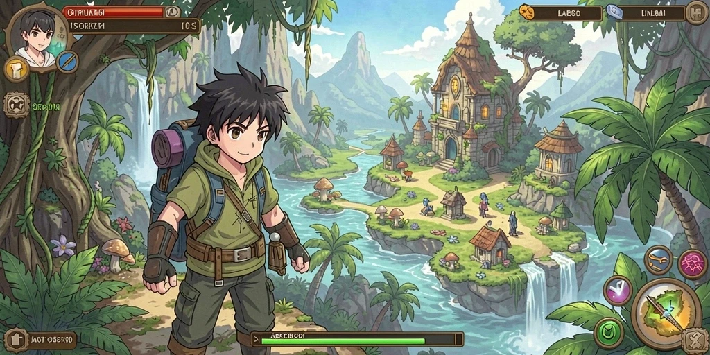 Tangkapan layar ketiga menunjukkan pemandangan indah dalam game yang menarik.